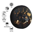 thumbnail image 4 of Sikiie Casino Cards Poker PVC Leather Spare Tire Wheel Cover Spare Tire Cover, for Car Truck SUV Camper Trailer Universal Fit(14-17in)-15 inch, 4 of 6