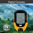 thumbnail image 2 of Digital GPS Altimeter Rechargeable IPX4 Waterproof Handheld GPS Digital Compass for Hiking Climbing Camping, 2 of 8