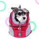 thumbnail image 3 of Mochila porta mascotas para perros y gatos, bolsa de viaje para perros pequeños, bicicleta, senderismo al aire libre, 3 of 7