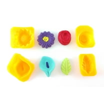 EDELAINE'S Assortment 2 Set 4 Cavity Silicone Molds for Cream Cheese Mints , Chocolate