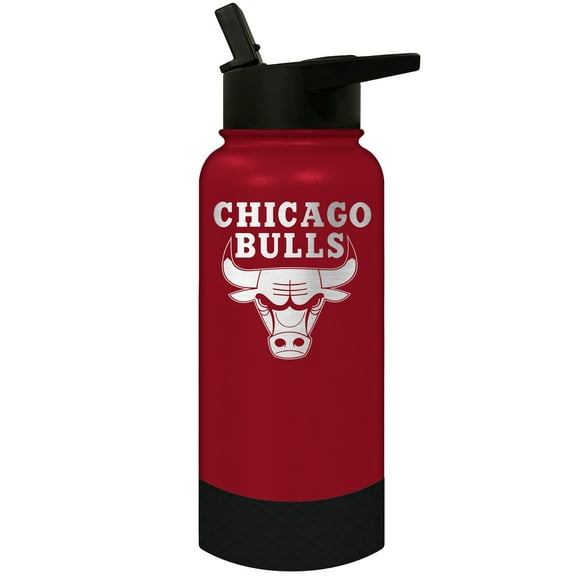 Chicago Bulls 32oz. Logo Thirst Hydration Water Bottle