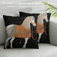 thumbnail image 3 of Nawypu  Horse Throw Pillow Cushion Covers with Tassel Retro American Style Duplex Printing Fabric Couch Sofa Pillow for Living Room Bedroom, 3 of 5