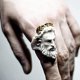 thumbnail image 4 of Mitología Medusa Zeus Anillo Vintage Escultura Reina Anillo Regalos Para Mujeres Y Hombres Guardurnaity AP006396-10, 4 of 6
