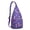 Purple-7, variant on Boho Mushroom Sling Backpack – Aesthetic Crossbody Bag with Whimsical Forest Fungi Print – Lightweight Shoulder Backpack for Travel, Hiking, and Cottagecore Adventures