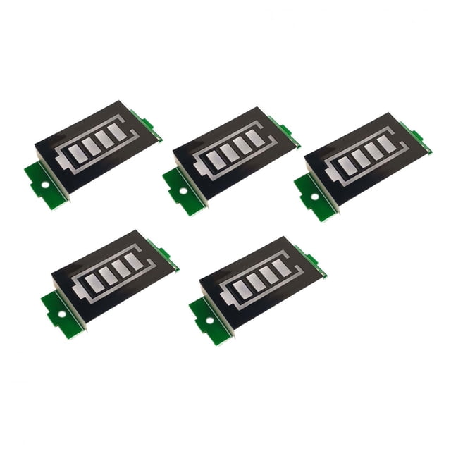 Módulo indicador de batería,1S-8S Módulo indicador de capacidad de batería,Alto rendimiento 3-34V 5mA 1S 2S 7S,Pantalla LED profesional 3S 8S,Fácil de usar Portátil Práctico 4S