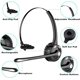 thumbnail image 5 of RAOPINGX Trucker Auriculares Bluetooth con micrófono, Auriculares inalámbricos con micrófono, Auriculares inalámbricos para teléfono Celular con diseño de Oreja para Centro de Llamadas de Oficina en c, 5 of 5