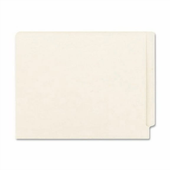 Smead 24210 Heavyweight Folders, Straight Two-Ply End Tab, Letter, Manila, 50/Box