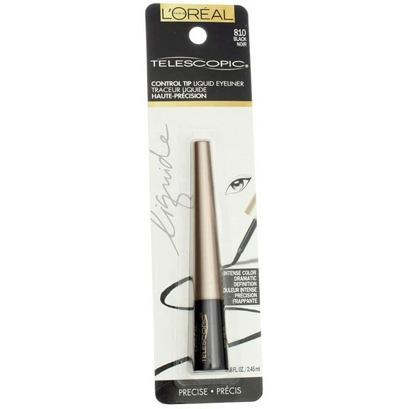 L'Oreal Telescopic Precision Liquid Eyeliner, Black [810] 0.08 oz