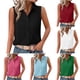 thumbnail image 1 of Sudadera con capucha extragrande,Cárdigan sin mangas con botones para mujer, top holgado de verano con cuello en V, ropa informal de color liso, sopatenor, 1 of 8