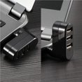 thumbnail image 3 of USB 2.0 Hub Home Office Dispositivos de conexión profesional Dispositivo de adaptador de divisor de computadora de tamaño pequeño Conectores Juegos de teclado y mouse para computadora Negro, 3 of 6
