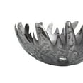 thumbnail image 5 of DecMode 13", 12"W Round Black Aluminum Metal Decorative Bowl, Set of 2, 5 of 8