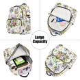 thumbnail image 5 of Cartoon Koala with Flower Plant Travel Laptop Backpack Casual Daypack Lightweight Bookbag Compartment for Business, 5 of 7