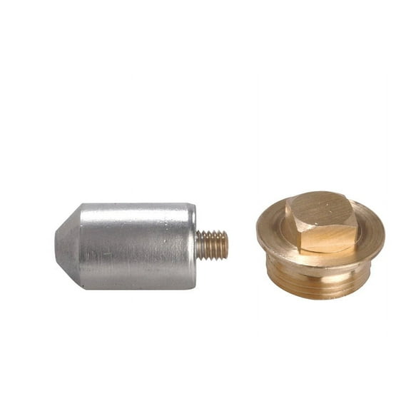 Zinc For Volvo Penta Diesel Engine Zinc Anode With Brass Cap Replaces 823661