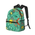 thumbnail image 2 of Picia Funny Animals in Jungle Large Capacity Backpack Classic Style Backpack Casual Backpack Water-Resistant School Work Travel Outdoor Backpack, 2 of 8