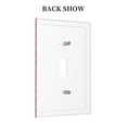 thumbnail image 2 of Fotbe Floral Colorful Print Duplex Receptacle Wall Plate, 1-Gang 5.0" x3.0" Wall Outlet Covers, Dual Outlet Faceplates Covers, Color-matched Screws Included-Style T, 2 of 6