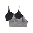 thumbnail image 3 of Wonder Nation Girls' Seamless Ruched Recycled Bra, 2-Pack, Sizes XS-2XL, 3 of 4
