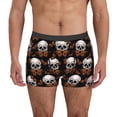 thumbnail image 2 of Bingfone Butterfly Skull Men's Underwear - Casual Stretch Boxer Briefs-Medium, 2 of 7