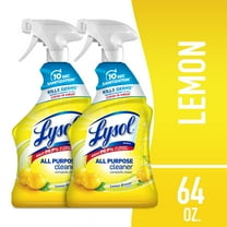 Lysol, All Purpose Cleaner, Spraying Bottles, Lemon Breeze Scent, 64Oz, Complete Clean,(2 pack)