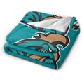 thumbnail image 2 of Coastal Carolina University Fleece Blanket, Very Soft Microfiber Flannel Blanket for Couch Warm and Cozy for All Seasons, 2 of 6