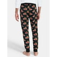 thumbnail image 3 of Men's Christmas Print Fleece Jogger Sleep Pants from Holiday Time, Sizes S-2XL, 3 of 5