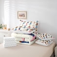 thumbnail image 6 of Feelyou Cowboy Boot Bedding Comforter Set 7pcs, Cartoon Bohemian Style King Bedding Sets, 6 of 8