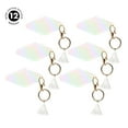 thumbnail image 3 of Koyal Wholesale Blank Acrylic Iridescent Keychains for Bridesmaids, Bride, Bridal Party, Wedding, Set of 12, 3 of 5