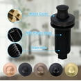 thumbnail image 3 of Akicon Oil Rubbed Bronze Garbage Disposal Air Switch Kit with Sink Top Waste Disposal On/Off Push Button with Brass Cover and Plastic, 2-1/2" Max Countertop Thickness, 3 of 6