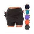 thumbnail image 2 of DYMADE Womens Athletic Shorts Yoga Workout Bottoms Sport Skirted Leggings with Pockets, 2 of 3