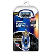 Gillette Fusion Proglide, Manual Razor, New Orleans Saints, 1ea
