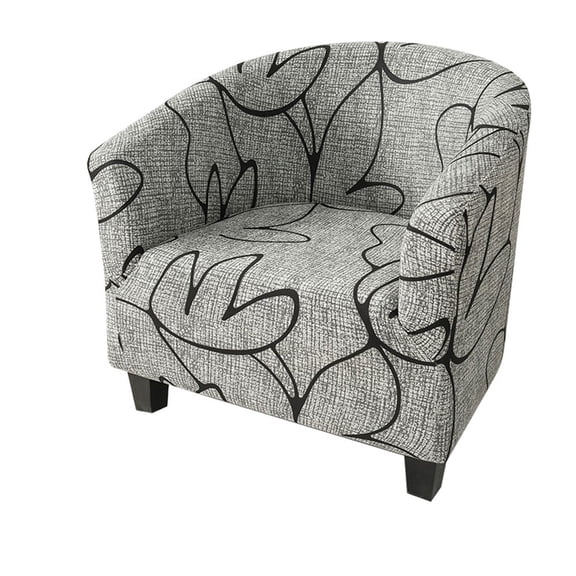 MOQIN Club Chair Slipcover High Stretch Tub Chair Cover 1 Piece Soft Spandex Armchair Sofa Slipcover Removable Washable Couch Furniture Protector for Living Room Arm Chair Cover
