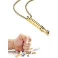 thumbnail image 1 of Stop Smoking Necklace, Anxiety Whistle Necklace, Breathing Necklace Stop Smoking, Stress Relief Mindful Necklace, Meditation Necklace, 1 of 5