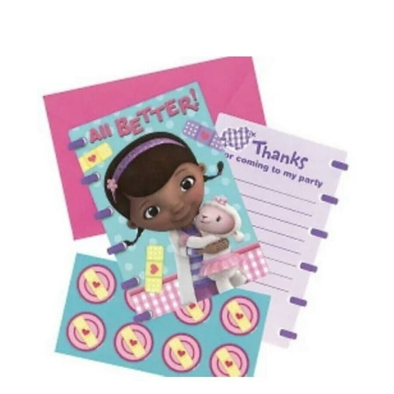 Doc McStuffins Thank You Post Cards 8ct