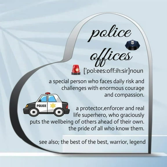 Police Officer Gift For Women Men Inspirational Gifts For Women Thank You Gifts For Police Officer H Thank You Gifts For Women Appreciation Gifts Decorative Signs Plaques