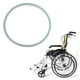 thumbnail image 4 of Reemplazo de accesorios para neumáticos de sillas de ruedas Neumáticos sin inflado Ensamblaje sin cámara 24X1 3/8 gris, 4 of 5