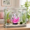 thumbnail image 3 of ZhangC Artificial Coral Reef Decor, 1.8x3.9 Inches Aquarium Decor Artificial Coral, Realistic Sea Inspired Ornament for Fish Tank Aquarium Corals Decoration(Pink), 3 of 6