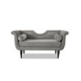 thumbnail image 1 of Luna Upholstered Loveseat Opal Grey, 1 of 11
