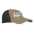 thumbnail image 5 of I'd Rather Be Fishing Embroidered Big Mesh Cap - Olive Green 2XL-3XL, 5 of 5