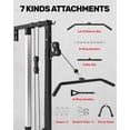 thumbnail image 5 of Cable Crossover Machine,Lat Pull Down Machine with Adjustable 16 Positions Dual Pulley System,Wall Mounted Pulley Tower functional traine for Home Gym Fitness, 5 of 6