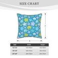 thumbnail image 2 of KLL Starfish Decorative Throw Pillow Covers Velvet Soft for Couch Sofa Bedroom Living Room Outdoor (No pillow core)- 20"x20", 2 of 5