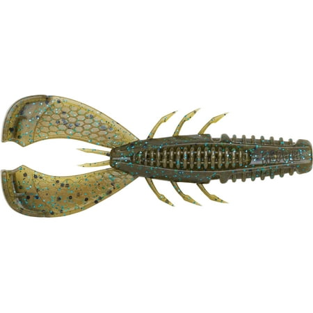 Rapala CrushCity Cleanup Craw 3.5 Soft Bait – Green Pumpkin Blue