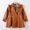 Brown, variant on Herrnalise Children's Fashion Long Dress Faux Leather Long Sleeve Skirt Coat Girl's Versatile Top