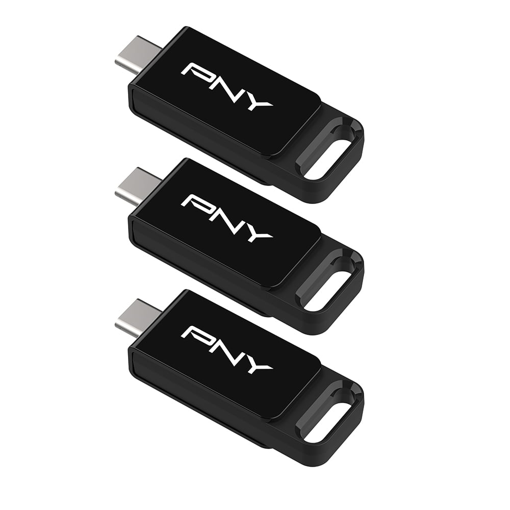 128GB Elite™ Type-C® USB 3.2 Flash Drive – Up to 120MB/s Read, Up to 10x Faster Write Than USB 2.0, Reliable Design, Durable & Portable For Everyday Store & Share, Type-C Connector, 3-Pack