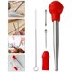 thumbnail image 2 of 1 juego de pavo baster baster pavo condimento bomba de goteo aceite para soltar tubo de barbacoa accesorio, 2 of 5