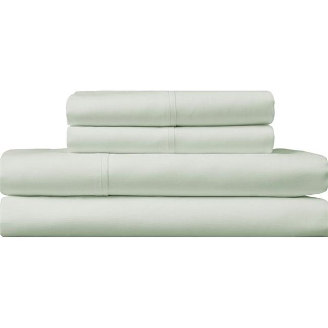 Baltic Linen 03526883100000 Loom Pure Linen & Cotton Blend Sheet Set Green - Cal King