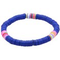 thumbnail image 1 of Disc Bead Bracelet Stackable Rainbow Heishi Bead Bracelet Summer Beach Bracelet, 1 of 8