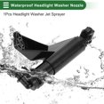 thumbnail image 6 of Unique Bargains Front Driver Side Headlight Washer Nozzle for Hyundai Santa Fe No.986712W000, 6 of 6