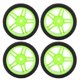 thumbnail image 4 of 4 unids/set 65mm neumáticos de hoja de pentagrama RC piezas de actualización de coche para Wltoys 1440011/14 vehículo todoterreno verde, 4 of 8