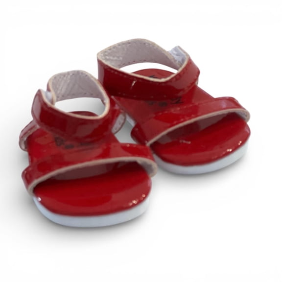 MBD® Americana Red Sandals Fits 18 Inch Dolls