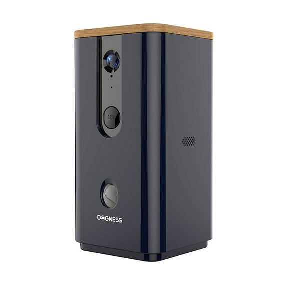 Dogness Smart Cam Pet Treat Dispenser with HD Camera-Black