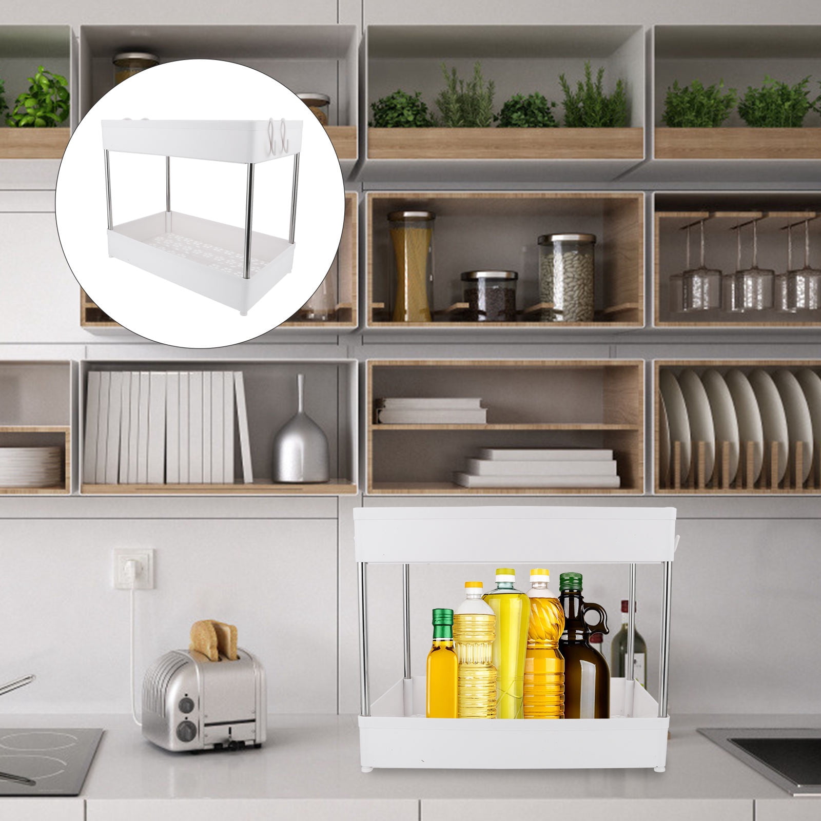 WASHWEPE Bathroom Organiser White PP 1 Home Organization